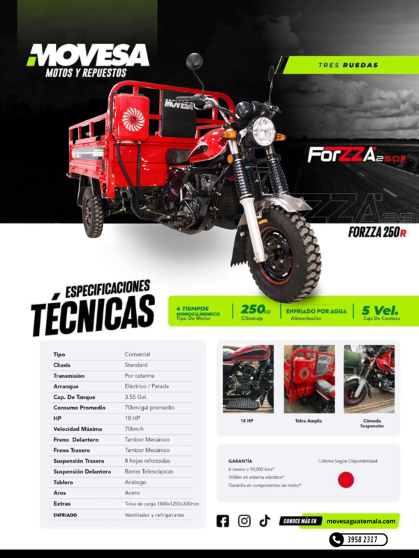 Forzza 250 R – MOVESA ZONA 5 VILLA NUEVA